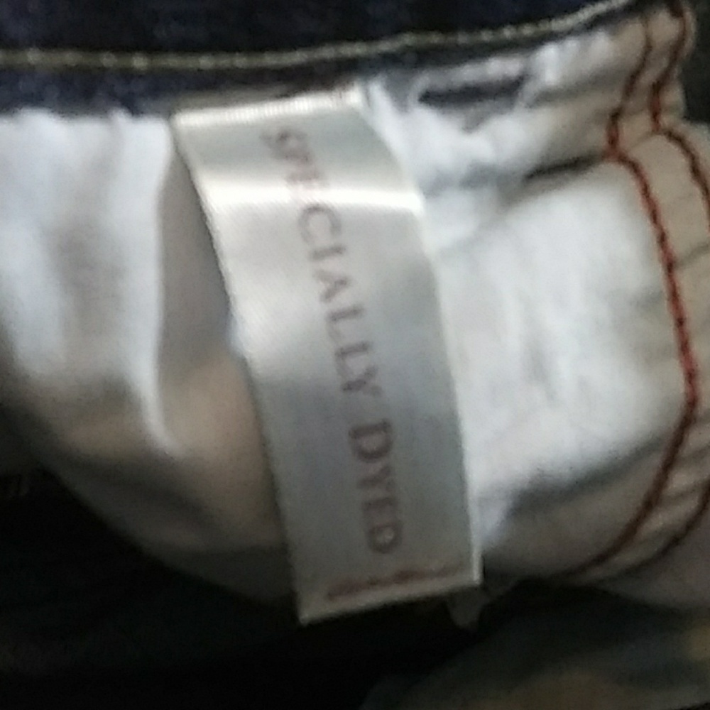 Eddie Bauer Curvy Capri Dark Blue Jean 30" - Picture 7 of 8